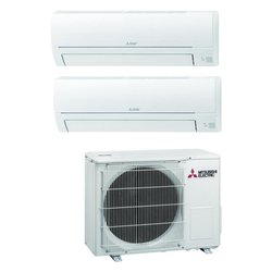 Condizionatore fisso dual 2,5 + 3,4 Kw SMART White MSZ-HR25VF, MSZ-HR35VF MXZ2HA50VF