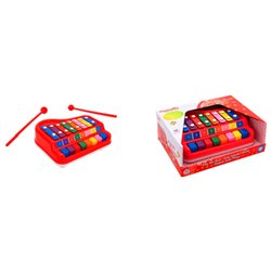Xilopiano giocattolo 8 Note con bacchette VITAMINA G 05324