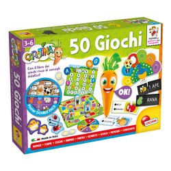 Image of Gioco prescolare Parlante 50 Giochi 3-6a CAROTINA 76710 cod094