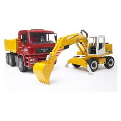 Camion Man e Escavatore LIEBHERR 02751