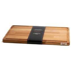 Tagliere Legno (45x30cm) con raccoglisugo Naturale 26302