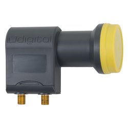 Image of Illuminatore LNB Universale con Schermatura Lte Twin Grigio e Giallo LNB 129 cod094