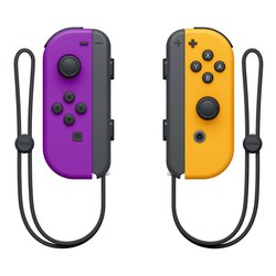 Image of Gamepad SWITCH Joy con L R Viola e Arancione 10002888 cod094