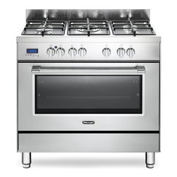 Cucina gas 5 zone Forno elettrico PROFESSIONAL PRO96MX ED Inox Classe A (90x60x90cm)