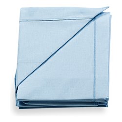 Set lenzuola lettino TINTA UNITA Completo Azzurro 020 1010 02