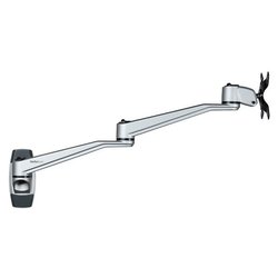 Supporto monitor parete Portata 14 Kg VESA 100 x 100 Braccio Monitor Montabile a Parete Argento ARMWALLDSLP