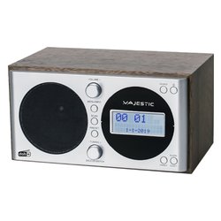 Radio Wr 162 Dab Argento e Legno 109162