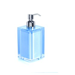 Dosa sapone appoggio RAINBOW Celeste (7x7x16,2 cm) RA81 86