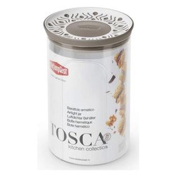 Barattolo plastica (1,2Lt) TOSCA Tortora 55450