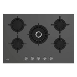 Piano cottura gas 5 zone Hilw 75222 Szg Grigio pietra (75cm)