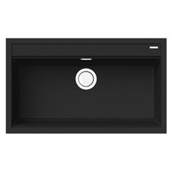 Lavello 1 vasca (86x51cm) BEST 360 Nero Opaco LGB36040