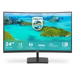 Monitor 24" Full HD 1080p E LINE Curvo Black 241E1SCA 00