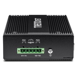 Switch di rete 6 porte INDUSTRIAL Din Rail PoE+ Black TI UPG62 Gigabit (1000Base-TX)