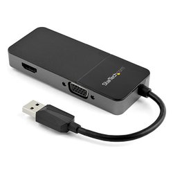 Cavo adattatore Convertitore Usb 3.0 a Hdmi e Vga Black USB32HDVGA
