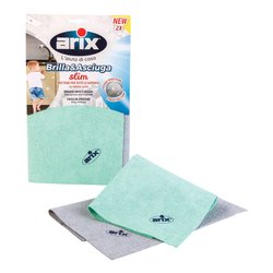Set panni microfibra 2 pz (29x29cm) Brilla&Asciuga Colori assortiti 28662