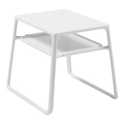 Tavolino da esterno polipropilene POP Bianco (44x39,5x38,5cm) 40048 00 000