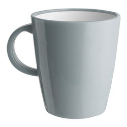 Tazza campeggio plastica abs (300ml) Grigio 0830051N C06