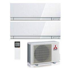 Condizionatore fisso dual 2,5 + 3,5 Kw KIRIGAMINE Zen Msz Ef Bianco MSZ-EF25VG(K), MSZ-EF35VG(K) MXZ-2F53VF