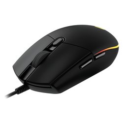 Mouse Gaming G SERIES G203 Lightsync Wired Black 910 005796