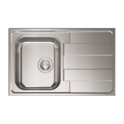 Image of Lavello 1 vasca (79x50cm) LEVANTE Inox Satinato 015721SCSSP cod094