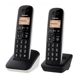 Cordless Duo Twin Dect (Ricaricabile) Black e White KX TGB612JTW