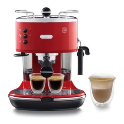 Macchina caffè espresso ICONA CLASSIC Eco311 R Pump Rosso Scarlatto