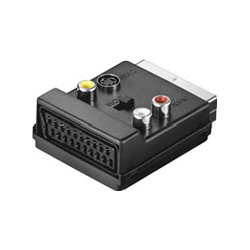 Connettore video Scart Adapter in Out Black IADAP SCART 312