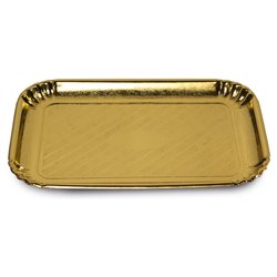 Set vassoi monouso 2 pz cartone (33x43cm) EASY BAKE Oro 15742C