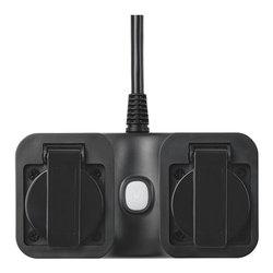 Presa Outdoor Indoor Plug Black SP 1122WTO