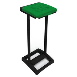 Porta sacco rifiuti (31,5x36x81cm) Mr. B Mono Verde e Nero 7417C12