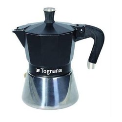 Caffettiera Alluminio 3 Tazze SPHERA INDUCTION Cromo e Nero WS43003SPHA