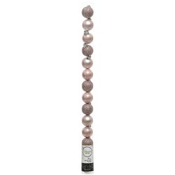 Palline albero Tubo Sfera Mix 14pz (3 cm) Blush pink 9020464