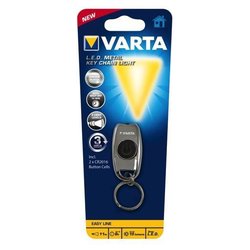 Mini torcia con anello portachiavi Metal Key Chain Light cromo LED 15 lm 016603101401