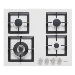 Piano cottura gas 4 zone PLANO G68 Bianco (60cm) PGSP60168WS