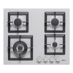 Piano cottura gas 4 zone PLANO M79 Aluminium (60cm) PMSP60179WS