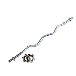Asta bilanciere (120x2,5 cm) Curl Chiusura a Vite Cromo BCV 120