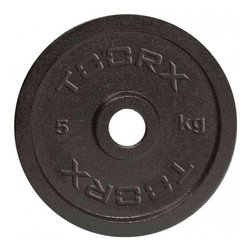 Disco ghisa olimpionico foro 25 mm (5Kg) Nero DNG 5