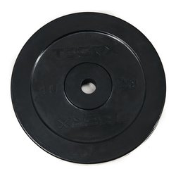 Disco ghisa gommato foro 25 mm (10Kg) Nero DGG 10