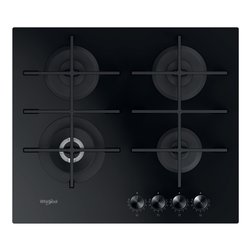 Piano cottura gas 4 zone Gowl 628 Nb Black (60cm) 859991590380