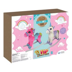 Cavallino dondolo Rocking Unicorn con suoni MY VIP Rosa 36587