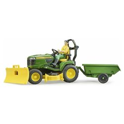 Trattore Tosaerba con Rimorchio JOHN DEERE 62104