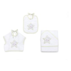 Set bavaglini 3 pz STAR Avorio 15 5020 206
