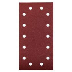 Set fogli abrasivi carta preforata levigatrici orbitali 5 pz (115x230 mm grana P80) QUICK STICK 818908