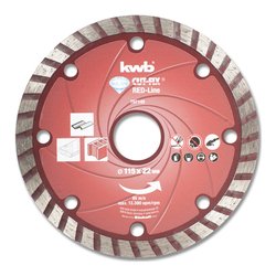 Disco diamante smerigliatrice 115 mm RED LINE DIAMANT 797140