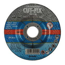 Disco taglio smerigliatrice CUT FIX Per Metallo D. 115 mm 791150