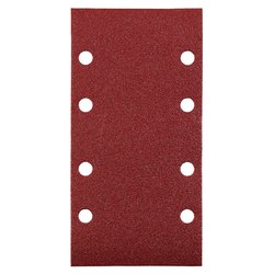 Set fogli abrasivi carta preforata levigatrici orbitali 5 pz (93x185 mm grana P40) QUICK STICK 818304