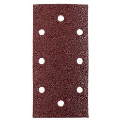 Set fogli abrasivi carta preforata levigatrici orbitali 10 pz (93x186 mm grana Assortita) QUICK STICK 817980