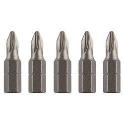 Inserti impronta croce Phillips ( Ph 3 x 25 mm ) 5 pz BASIC 120003
