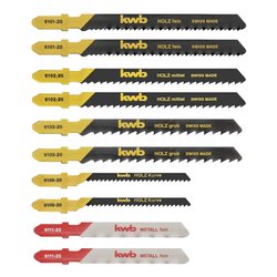 Set lame seghetto alternativo Multimateriale 10 pz Misure assortite 617220