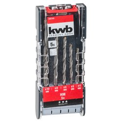 Set punte trapano muratura, pietra, arenaria Astuccio 5 Pz 109140